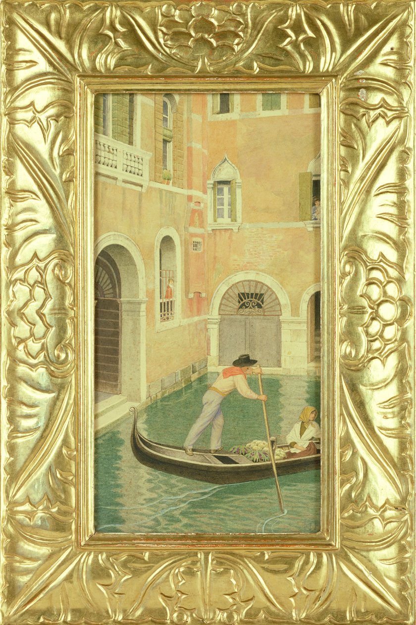 Rio della Guerra, Venezia, 1921 da Joseph Edward Southall