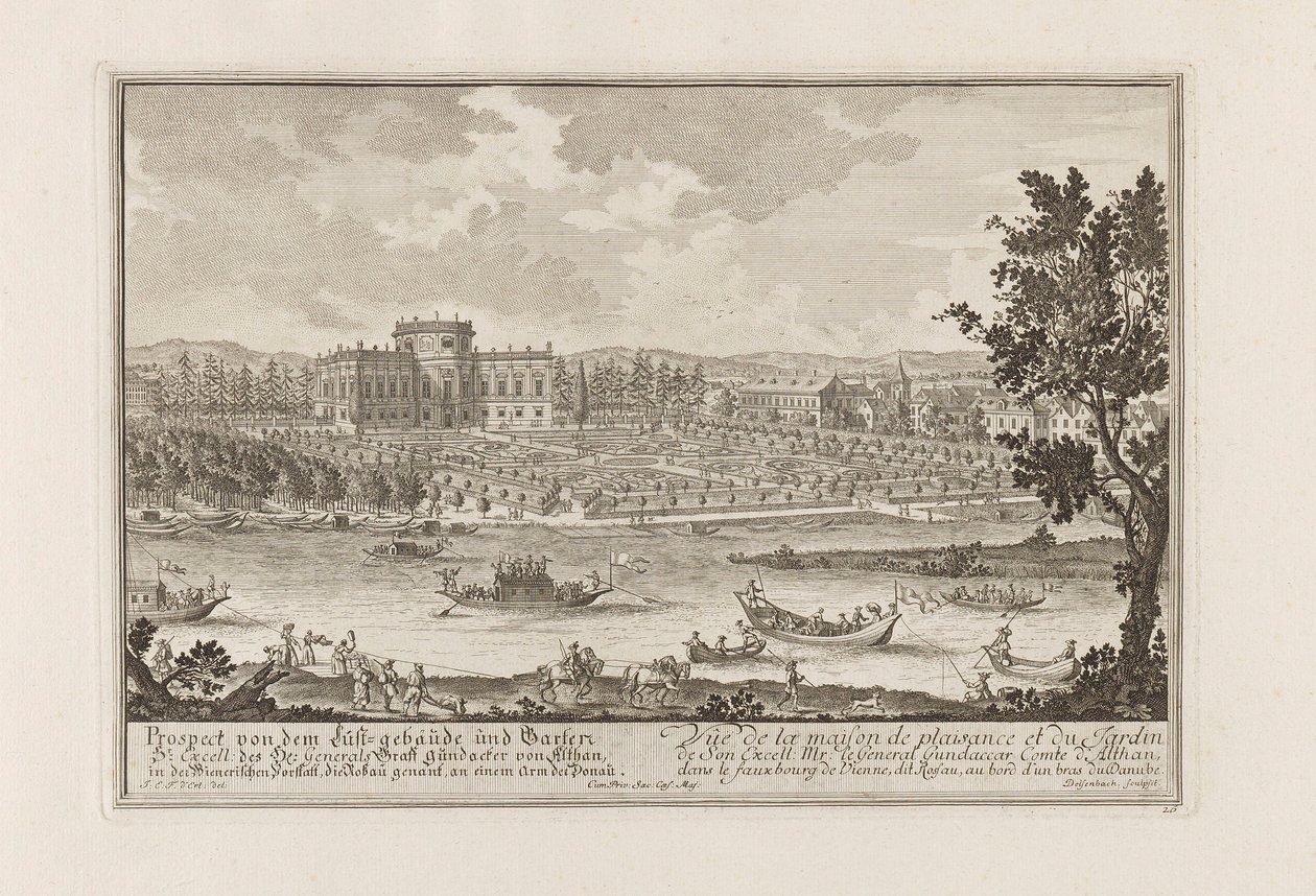 Il Palais Althan a Vienna, 1719 da Joseph Emanuel Fischer von Erlach