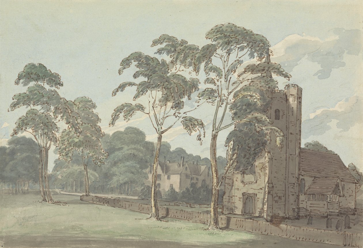 Una Chiesa a Stanstead da Joseph Farington