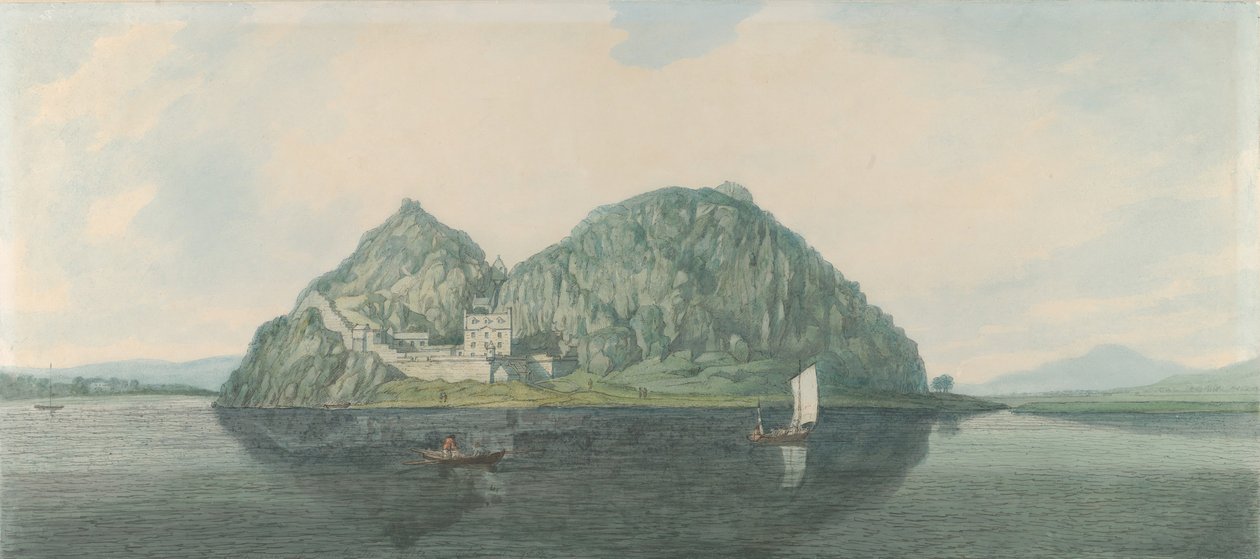 Roccia di Dumbarton dal sud da Joseph Farington