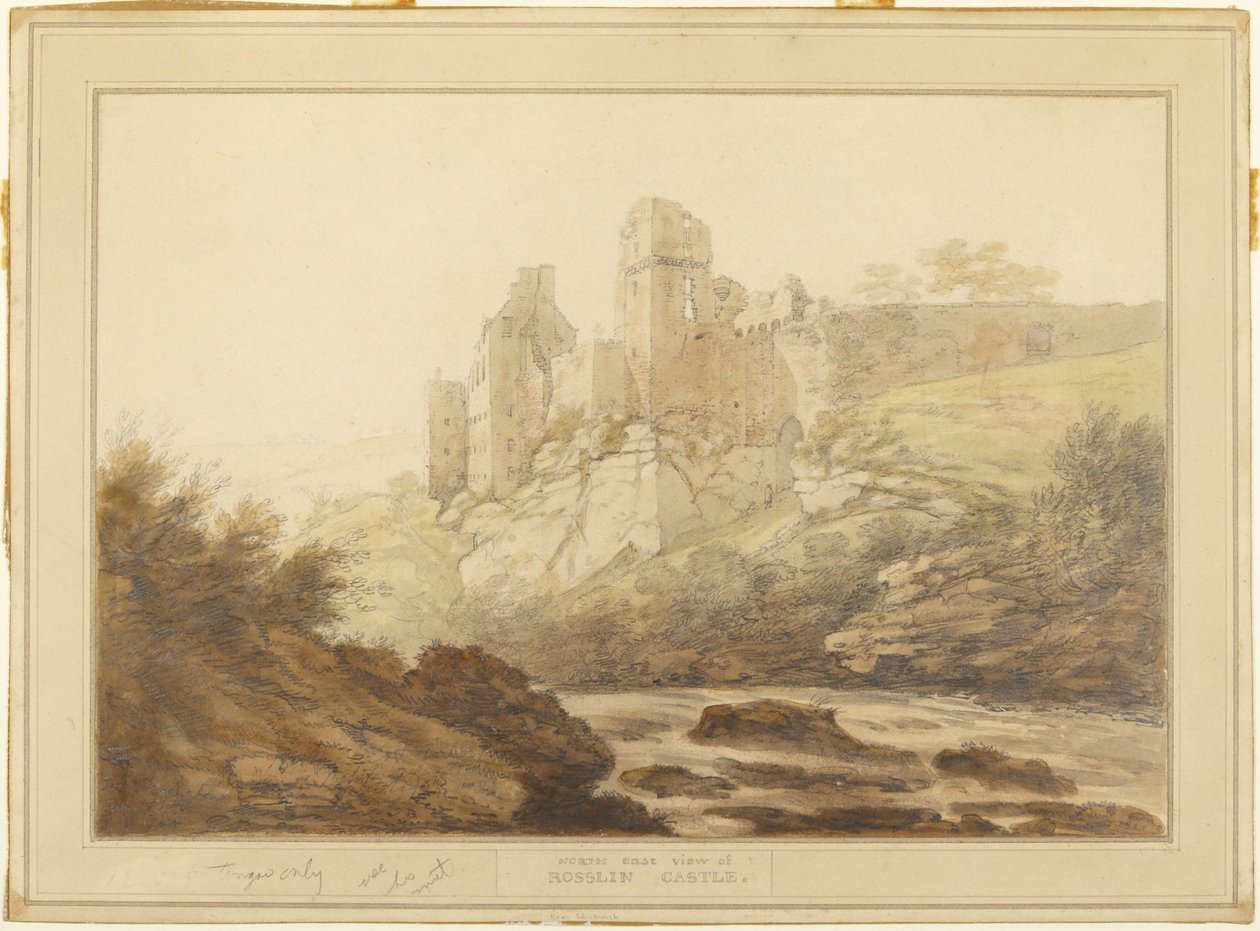 Castello di Rosslyn da Joseph Farington