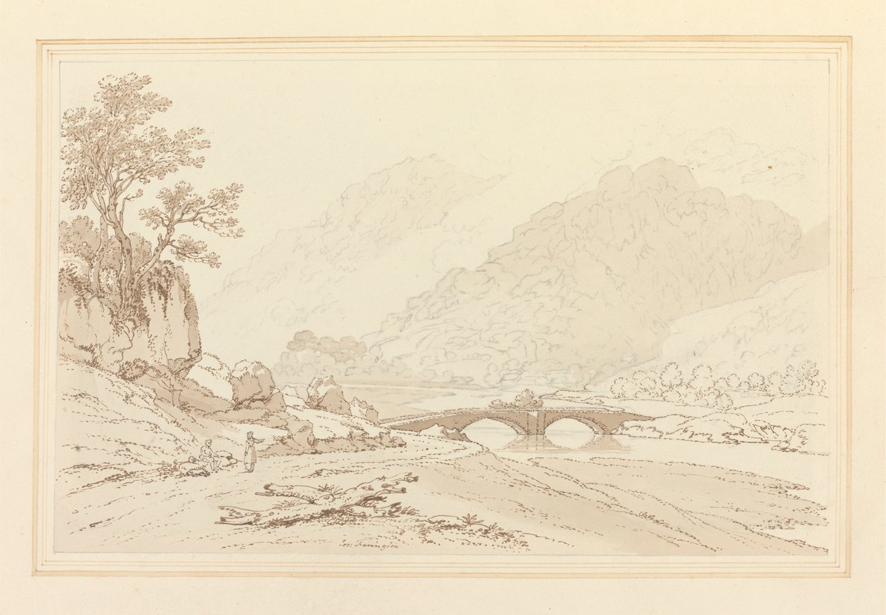 La fattoria di Borrodale da Joseph Farington