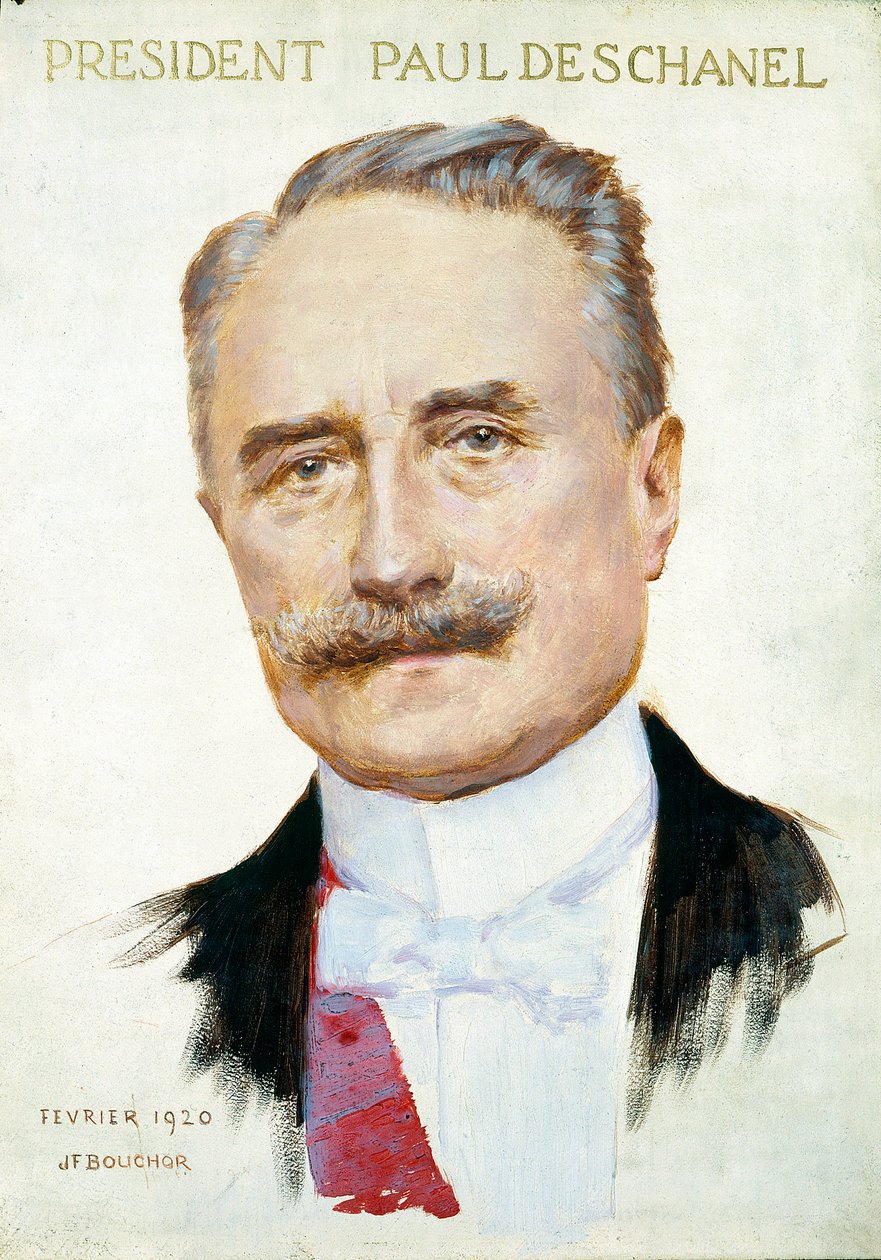 Ritratto di Paul Deschanel (1855-1922), Presidente della Repubblica. Illustrazione di Joseph Felix Bouchor (1853-1937), febbraio 1920. Parigi. Musee Carnavalet da Joseph Felix Bouchor