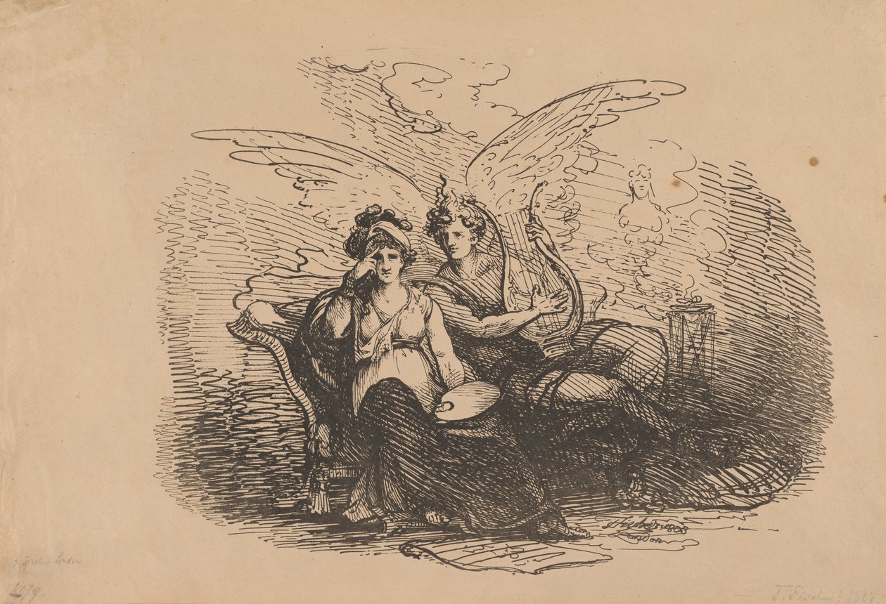La personificazione della pittura e della musica da Joseph Fischer