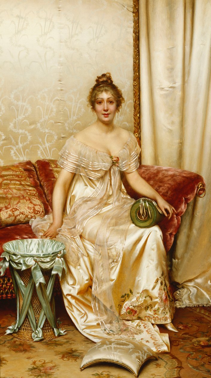 La rosa di raso da Joseph Frederick Charles Soulacroix