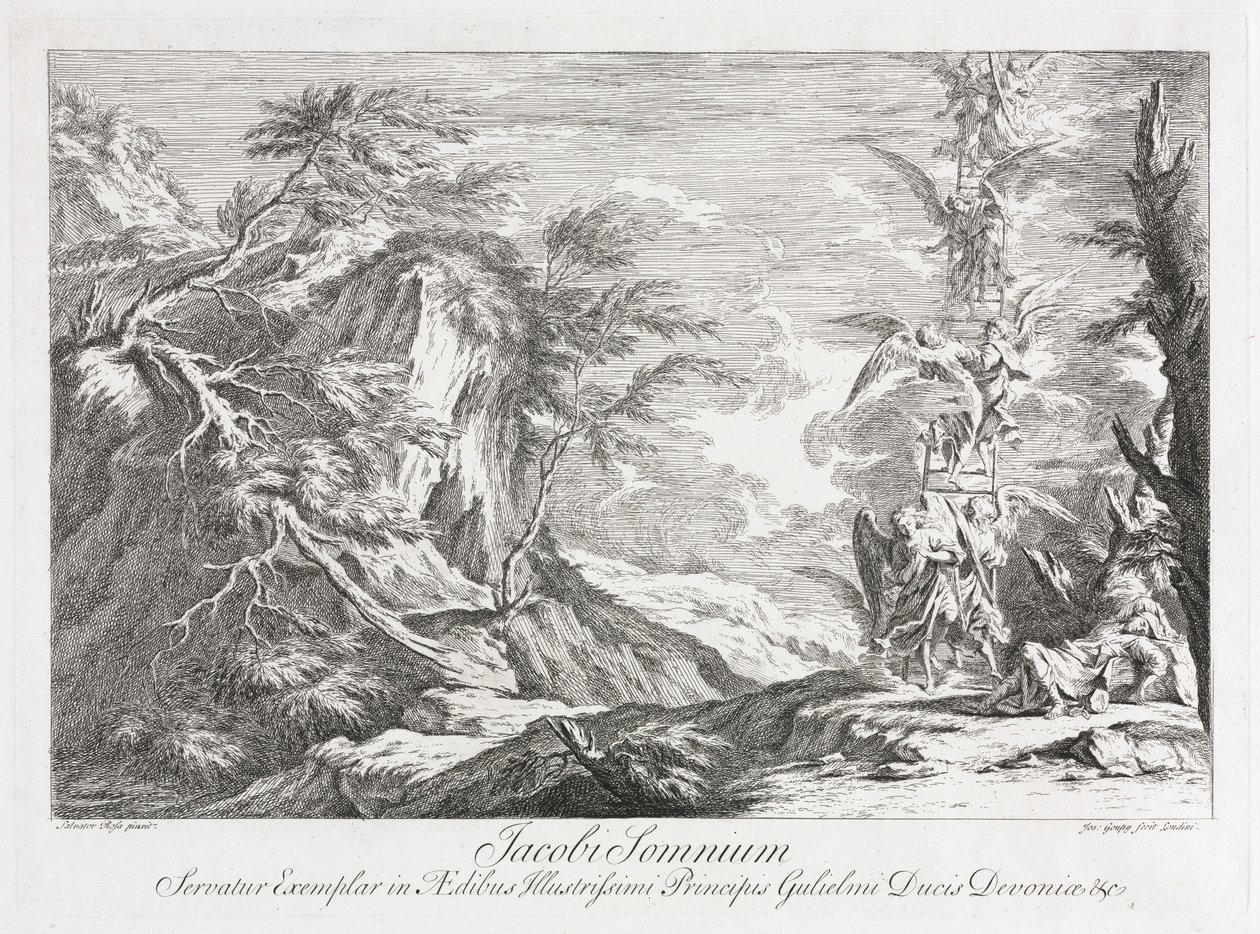 Il Sogno di Giacobbe da Joseph Goupy