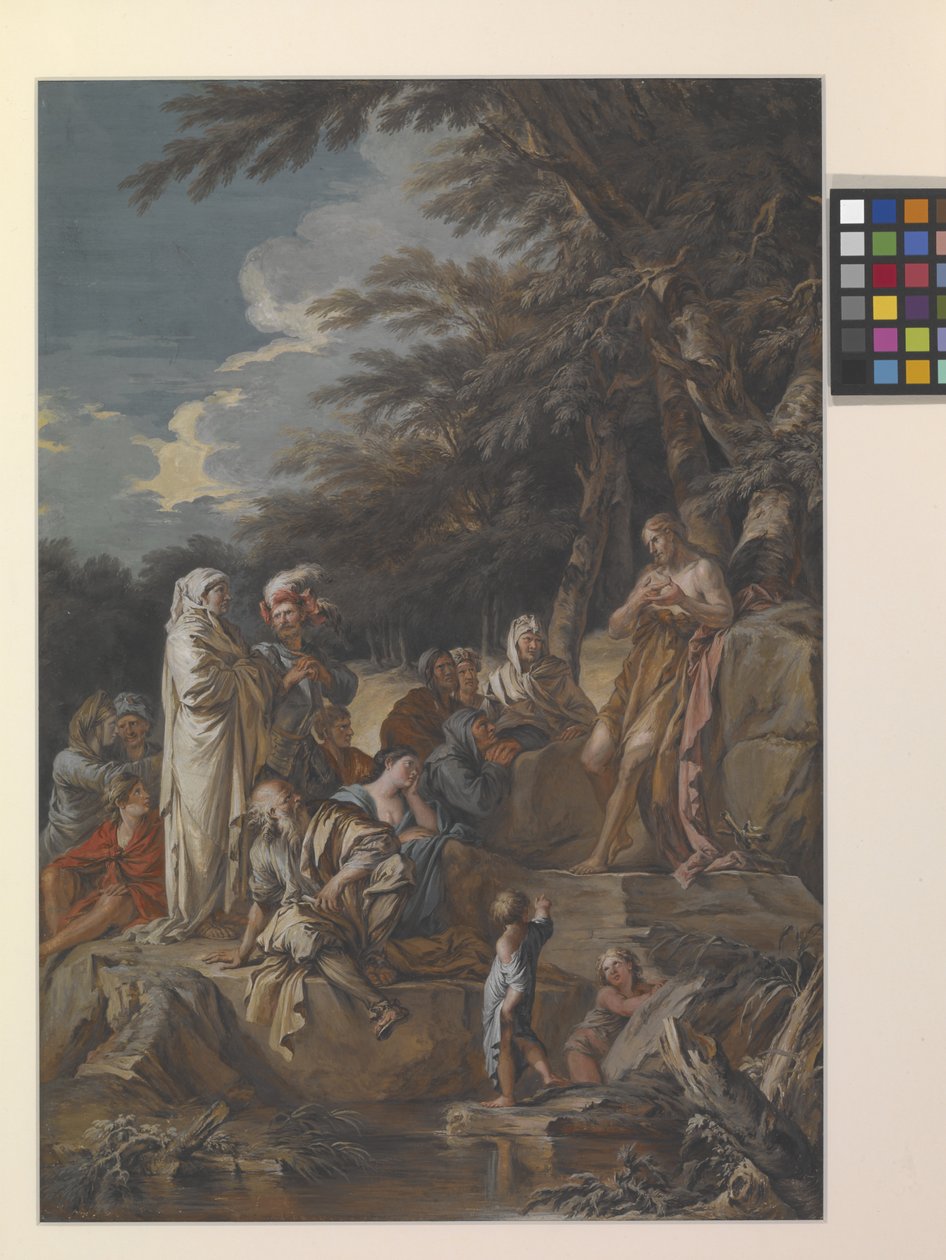 San Giovanni Predica Nel Deserto da Joseph Goupy