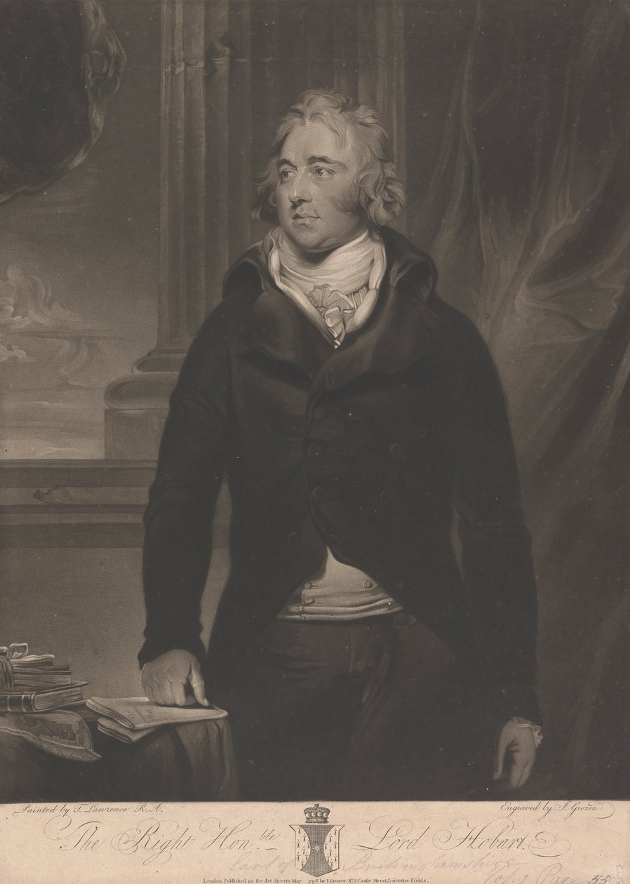 Lord Robert Hobart, 4º Conte di Buckinghamshire da Joseph Grozer