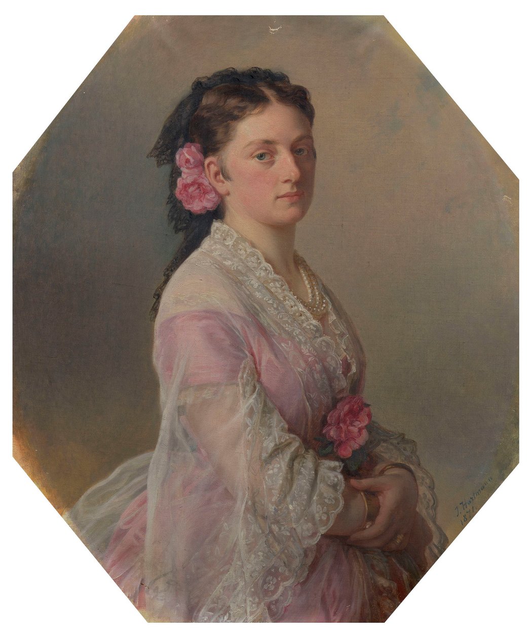Principessa Maria di Baden, poi Principessa Ernesto di Leiningen (1831-1899) da Joseph Hartmann