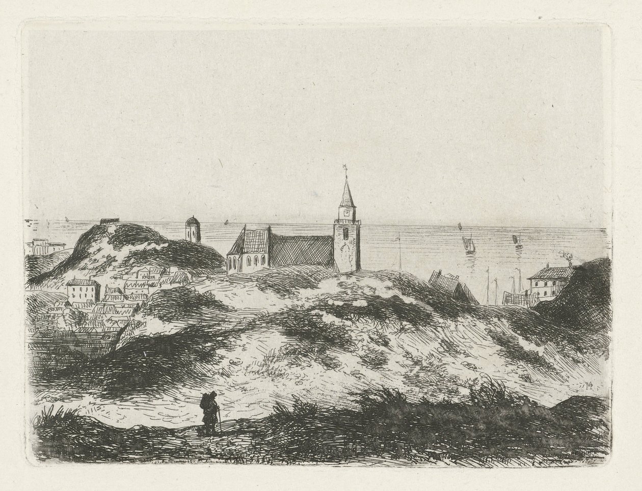 Veduta di Scheveningen da Joseph Hartogensis