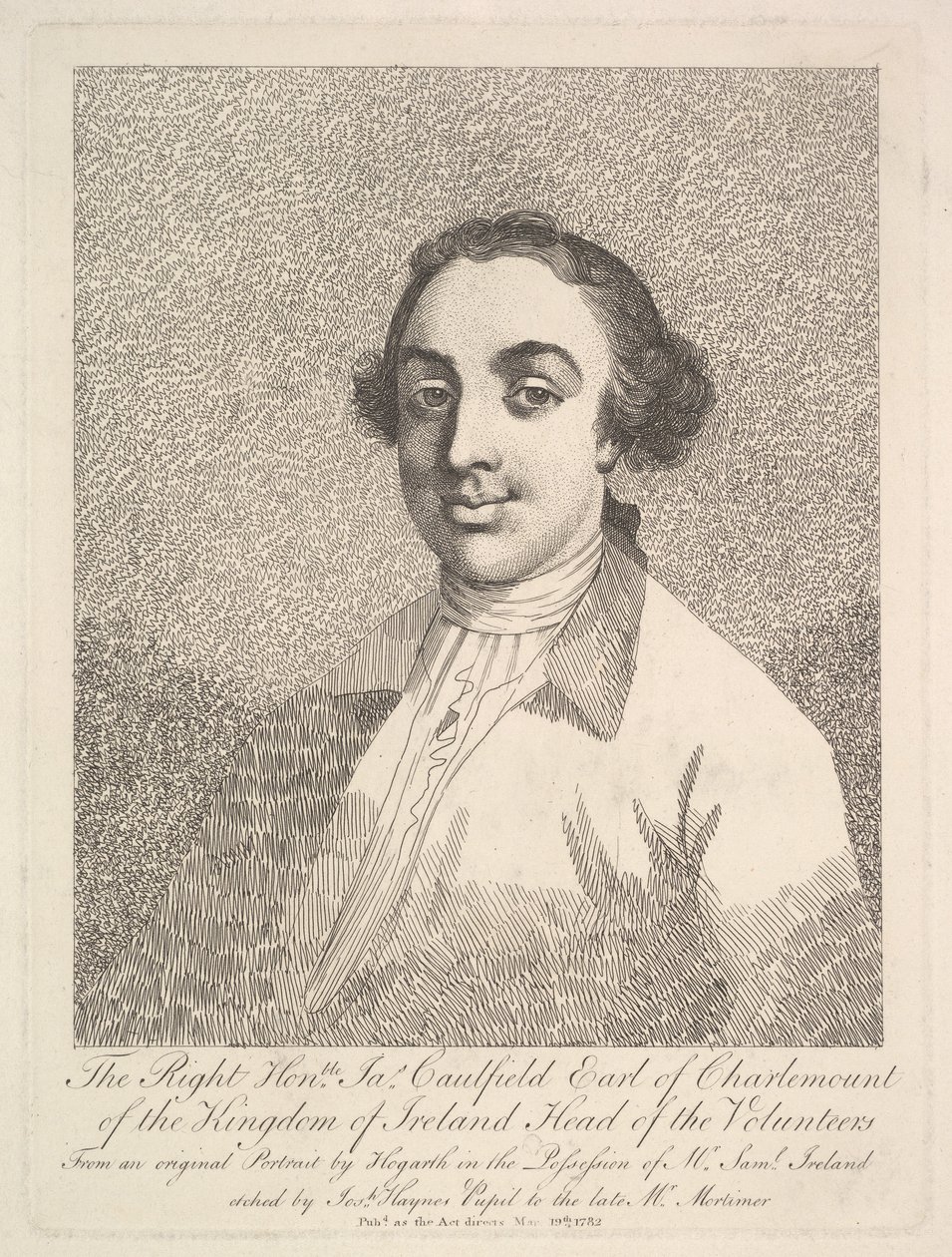 Il Diritto Onorevole James Caulfield, Conte di Charlemount del Regno d
