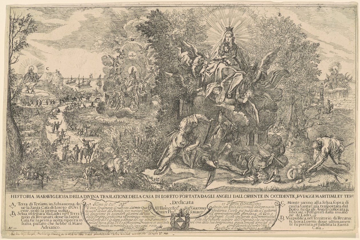 Il trasporto della Santa Casa di Loreto da Joseph Heintz the Younger