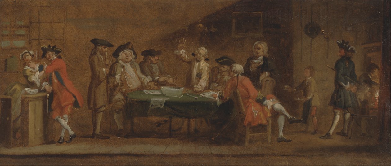 Figure in una taverna o caffetteria da Joseph Highmore