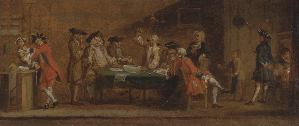 Figure in una taverna o caffetteria da Joseph Highmore