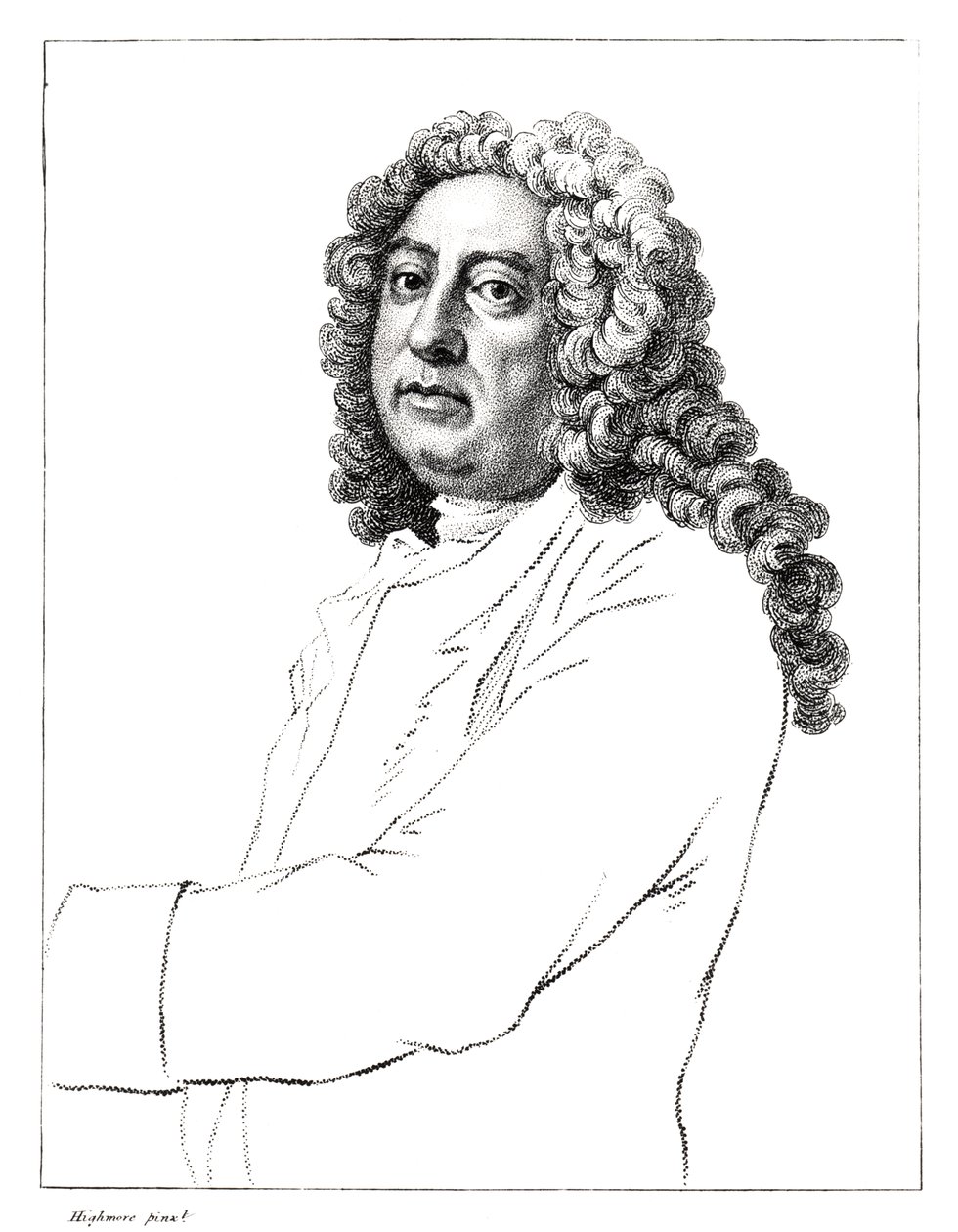 Sir James Thornhill (1676-1734) da Joseph Highmore