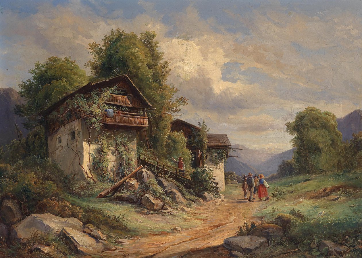 Joseph Höger Idillio rurale 1852 da Joseph Hoger