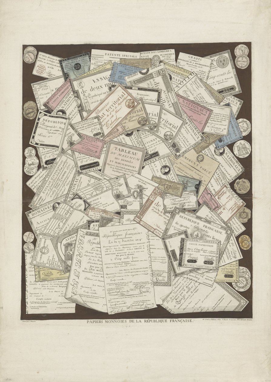 Carta moneta francese da Joseph Hunin