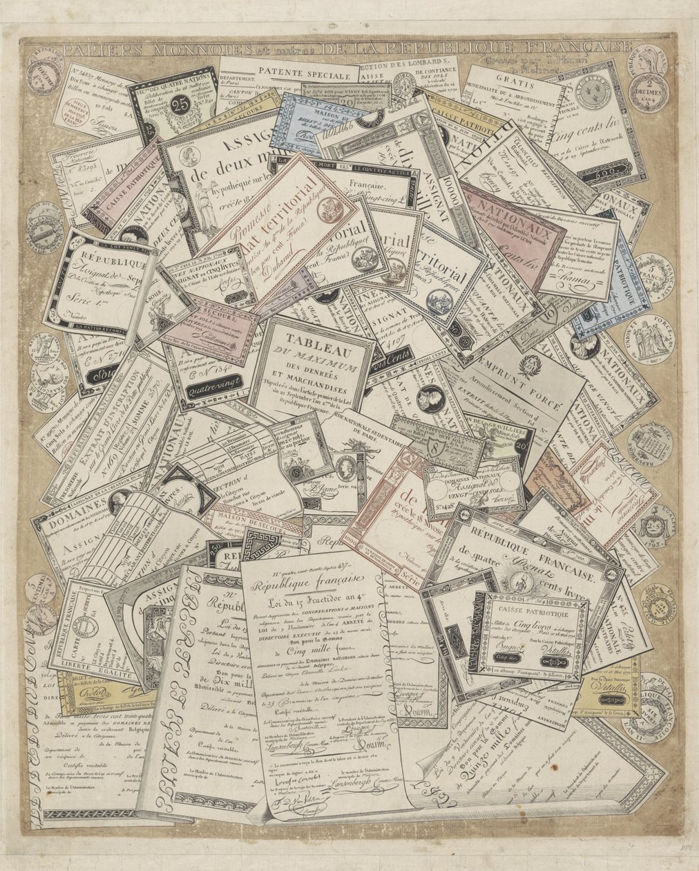 Carta moneta francese da Joseph Hunin