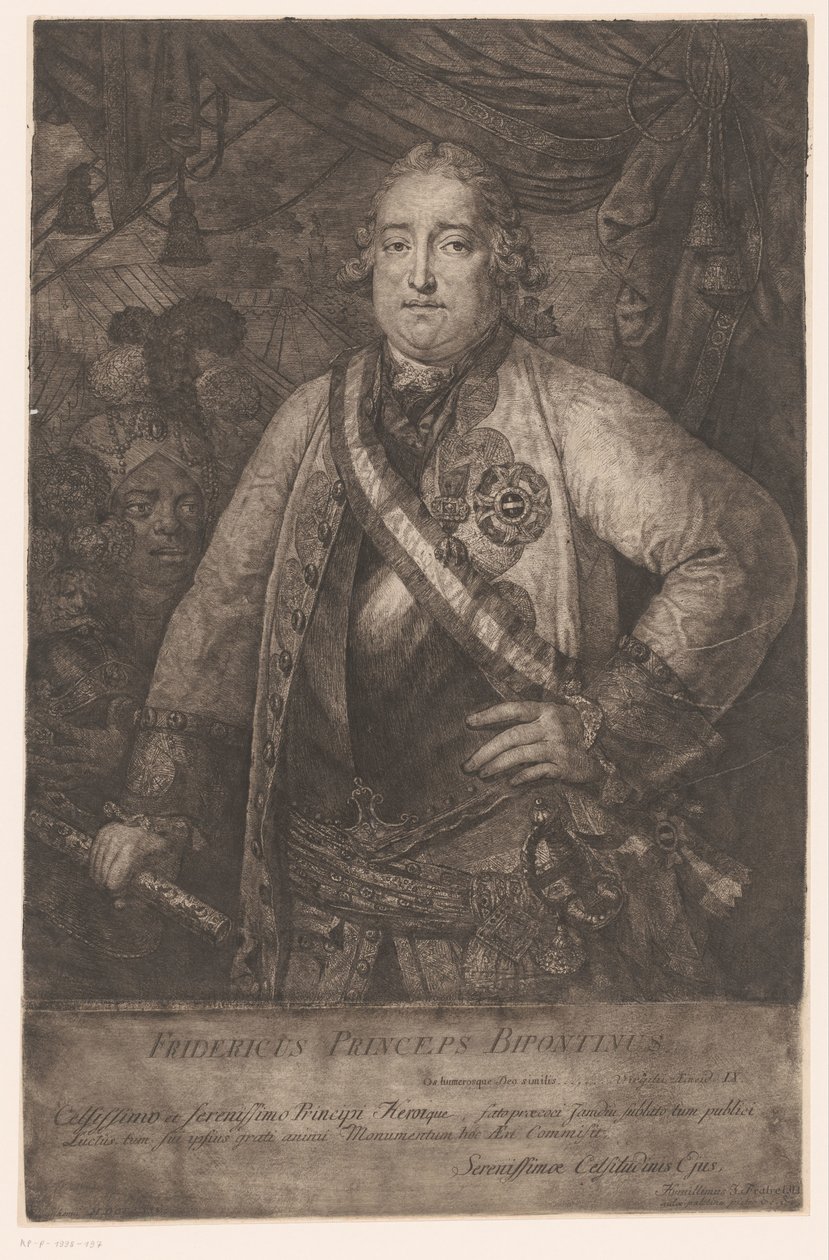 Ritratto di Friedrich von Pfalz-Zweibrücken-Veldenz da Joseph I Fratrel
