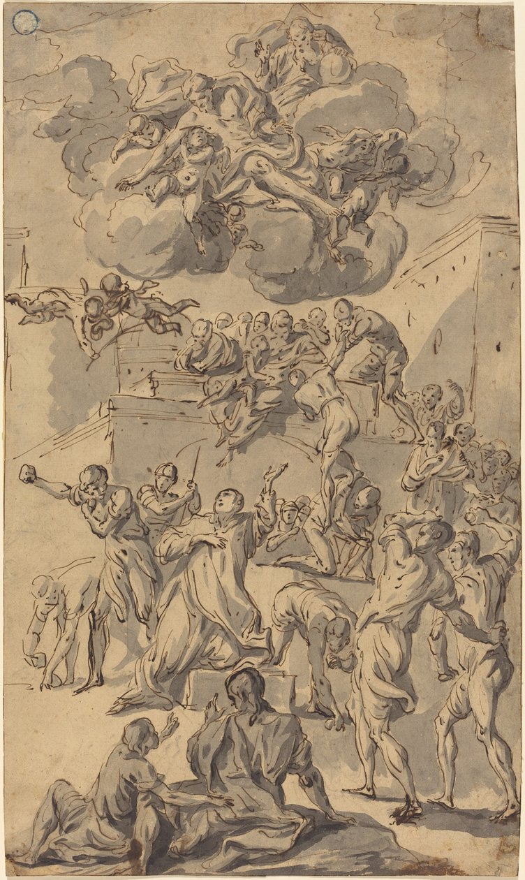 La lapidazione di Santo Stefano da Joseph Ignace François Parrocel