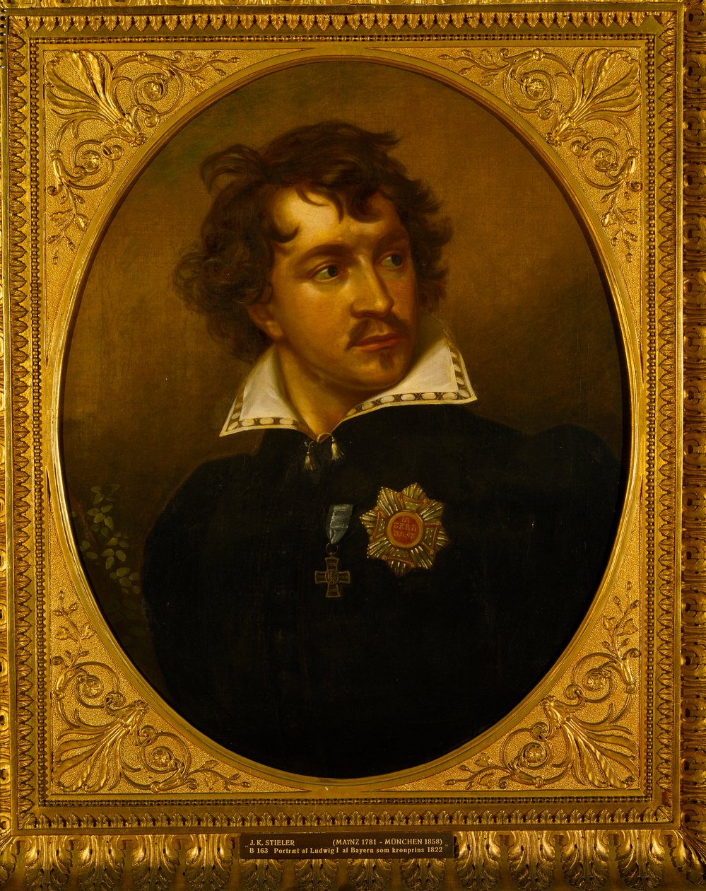 Ritratto di Ludwig I di Baviera 1786-1868, 1821-1822 da Joseph Carl Stieler