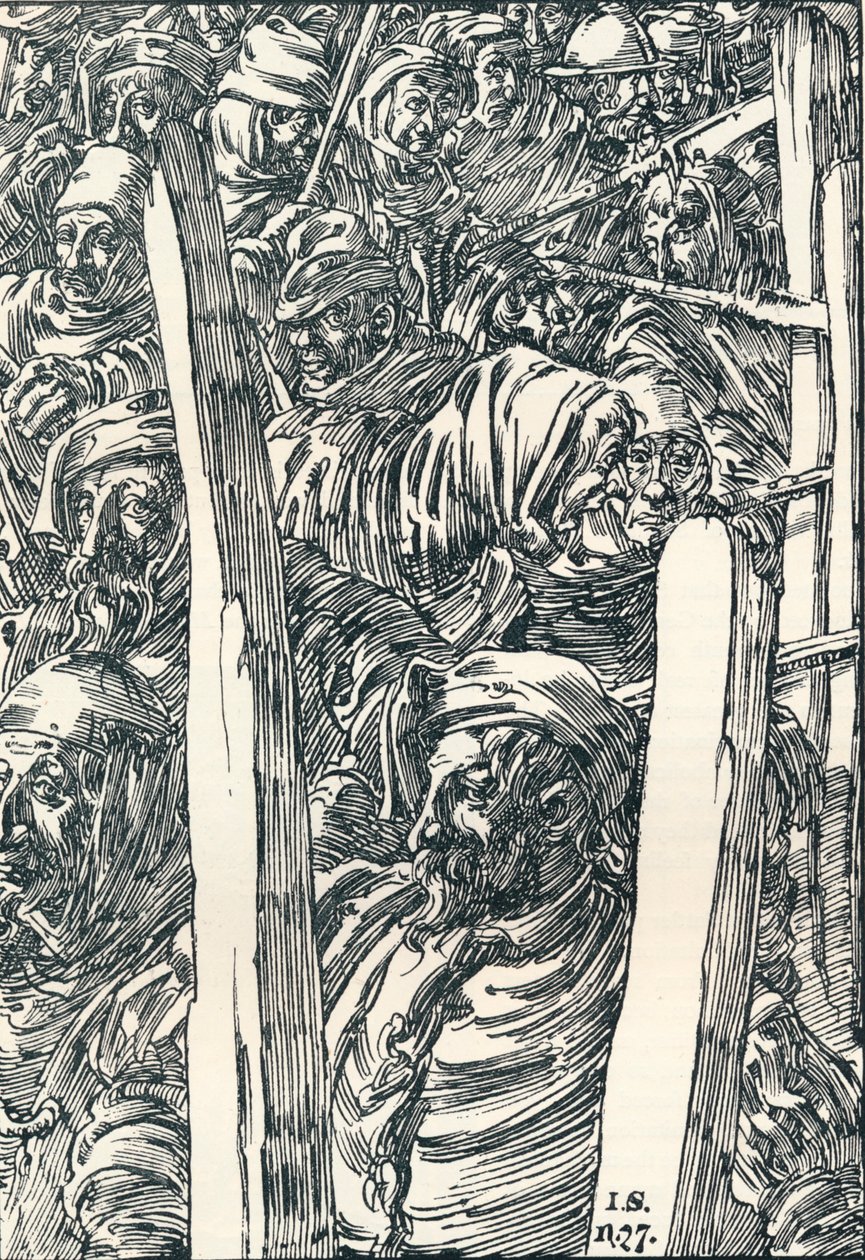 La rivolta dei contadini da Joseph Kaspar Sattler