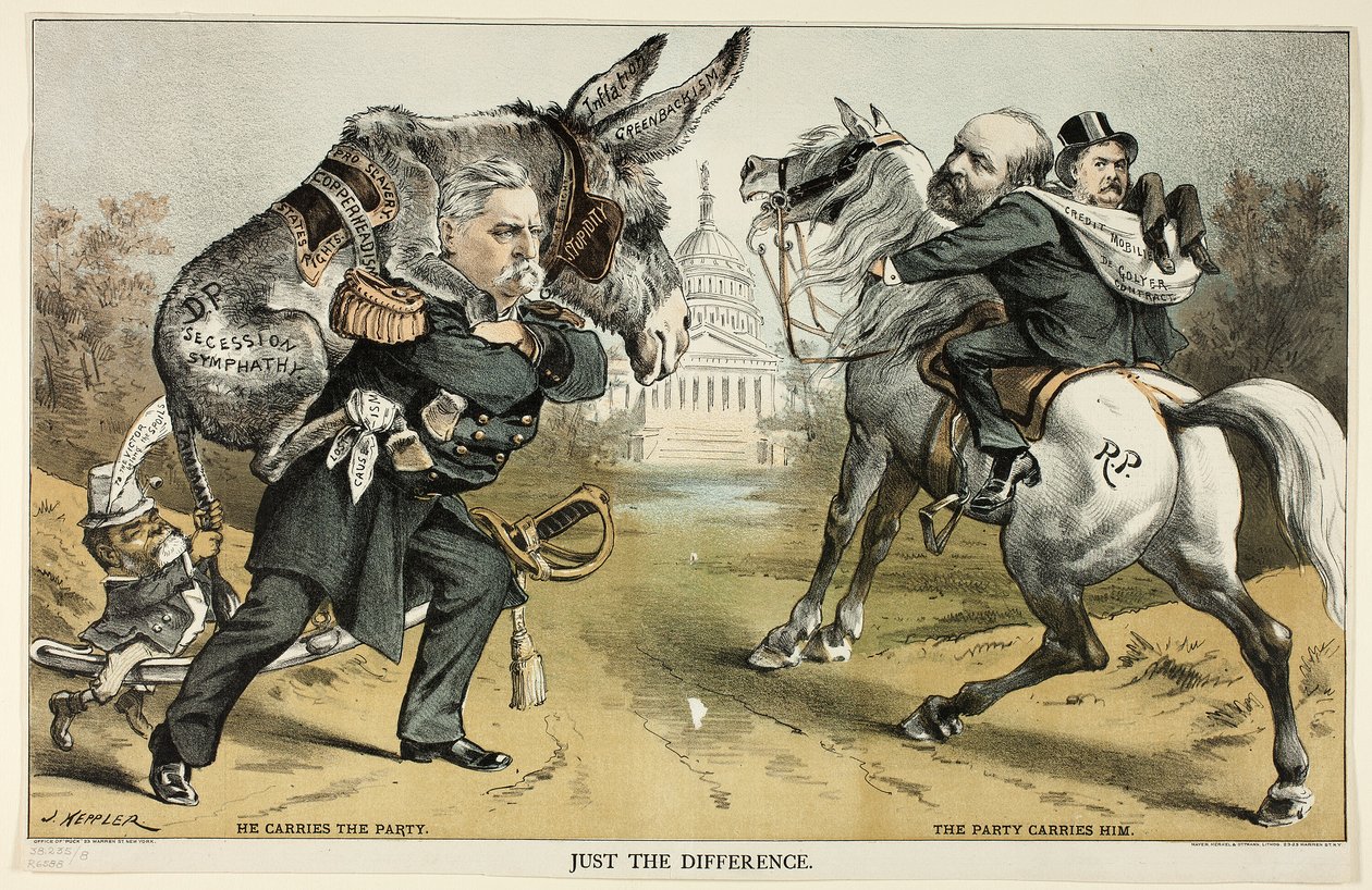 Solo la differenza, da Puck da Joseph Keppler