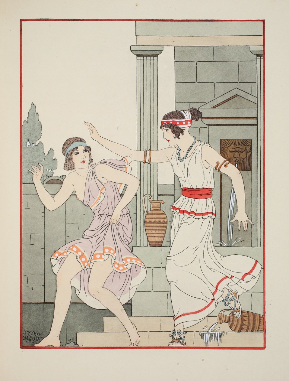 Colpito con il palmo della mano, illustrazione da 