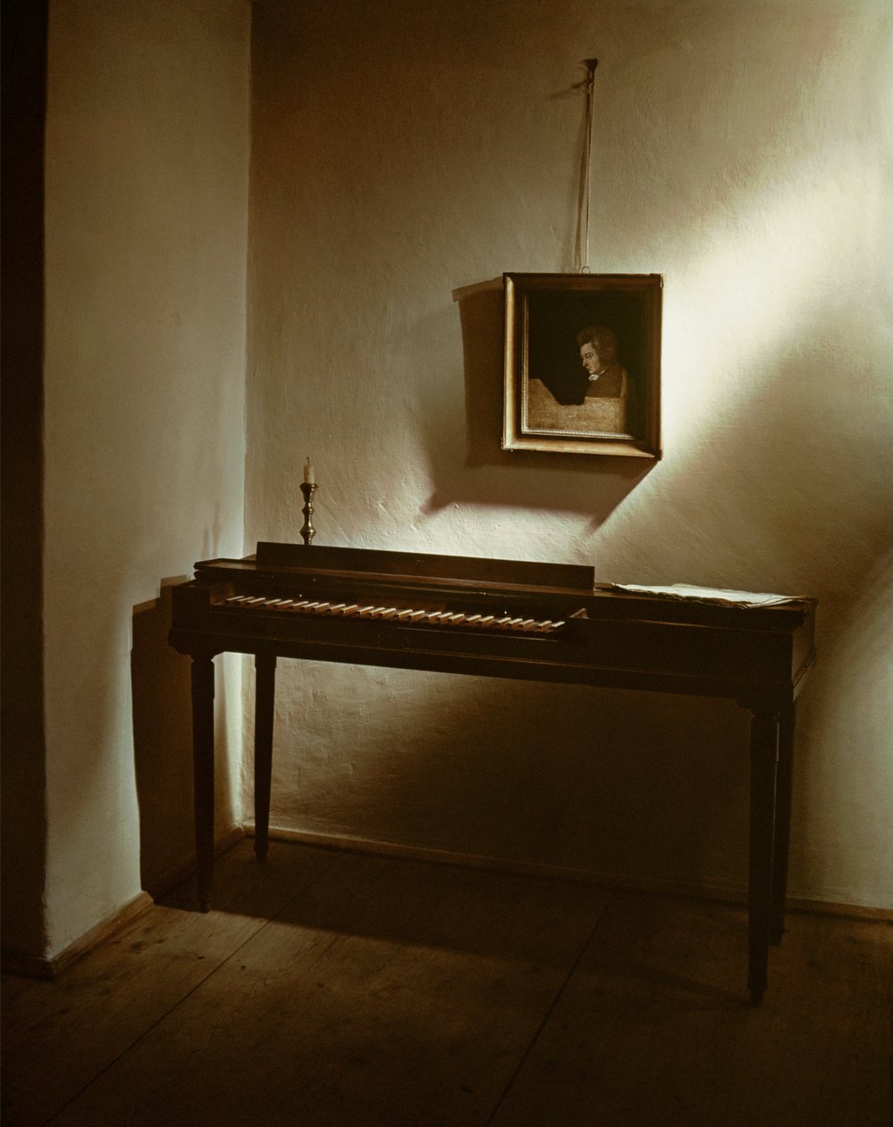 W. Il clavicordo di A. Mozart e un ritratto incompiuto ... da Joseph Lange