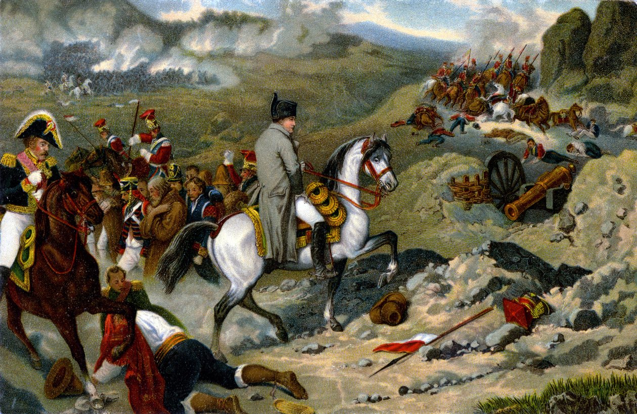 Battaglia di Somosierra da Joseph Louis Hippolyte (after) Bellange