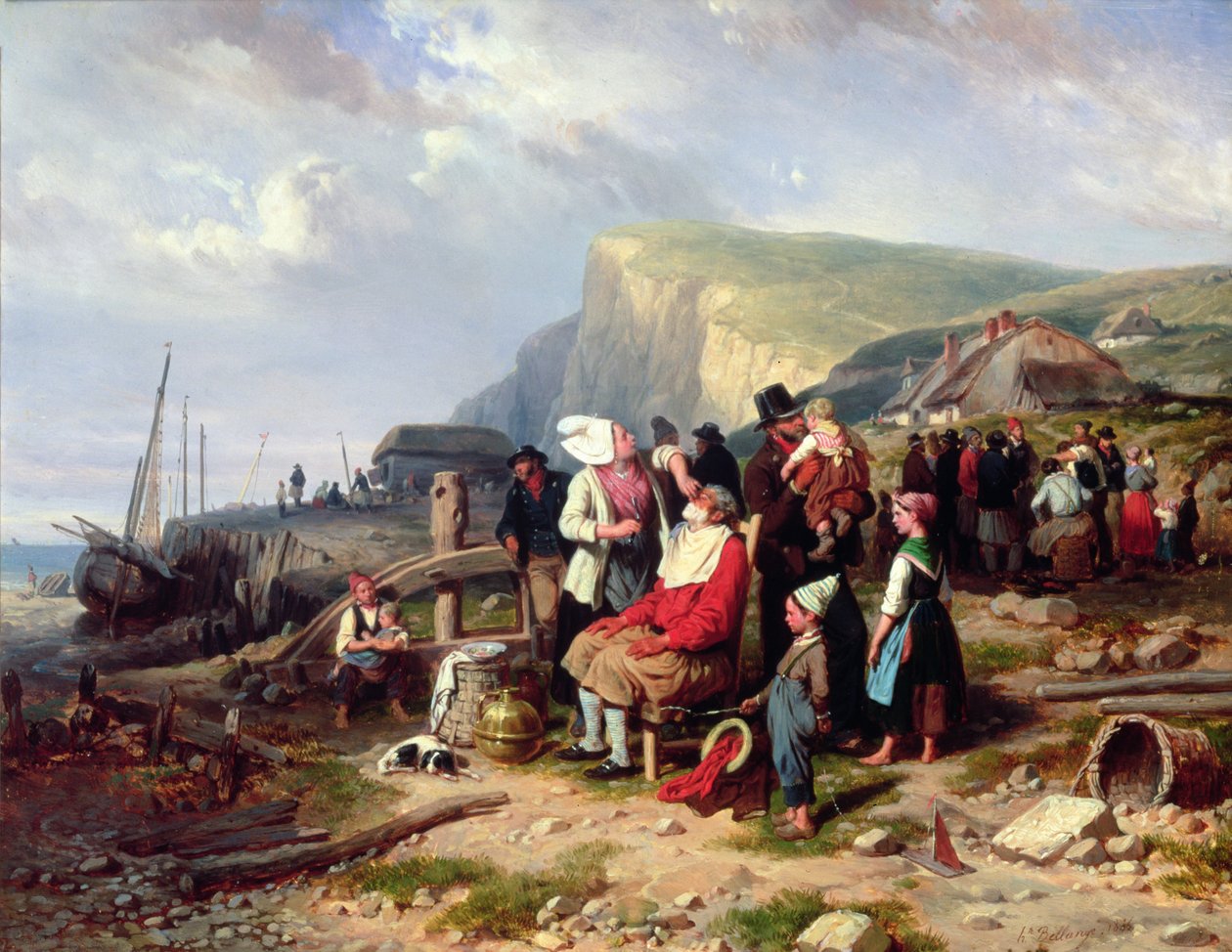 Ritorno a casa, 1846 da Joseph Louis Hippolyte Bellange