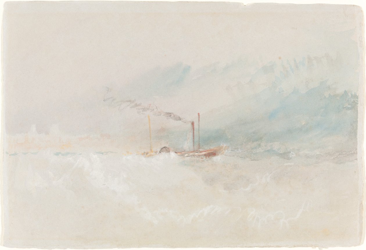 Un battello postale al largo di Dover da Joseph Mallord William Turner