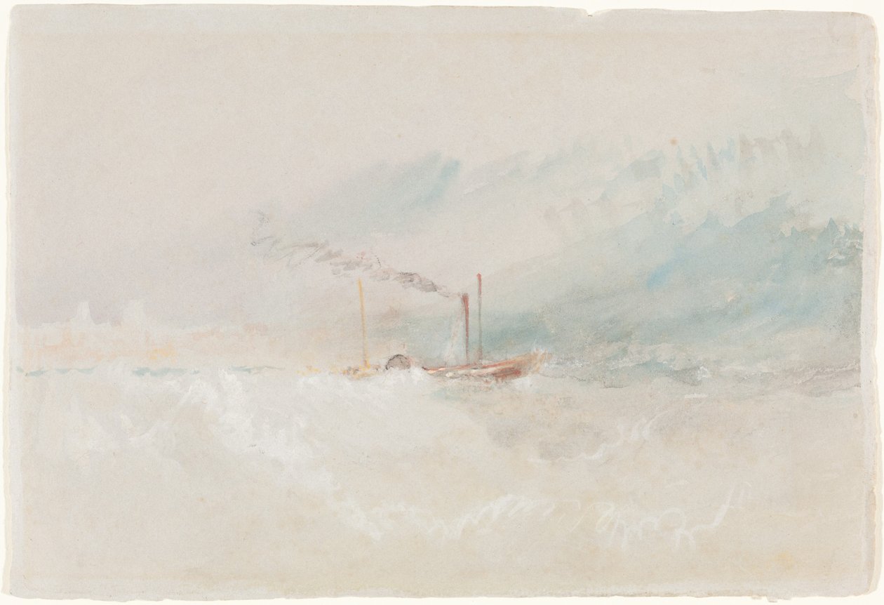 Una nave da trasporto pacchi al largo di Dover da Joseph Mallord William Turner