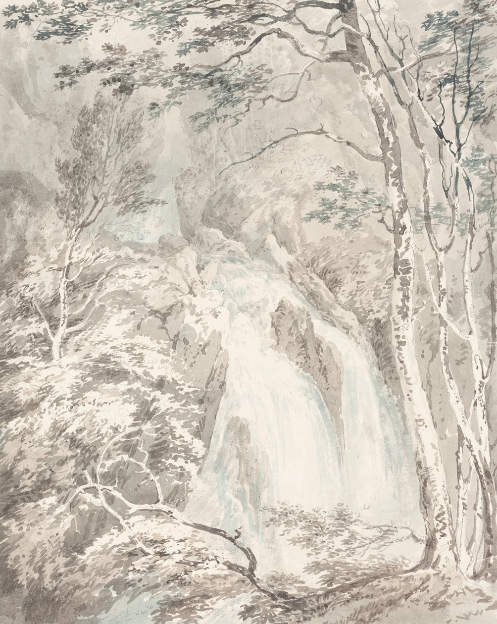 Una cascata da Joseph Mallord William Turner
