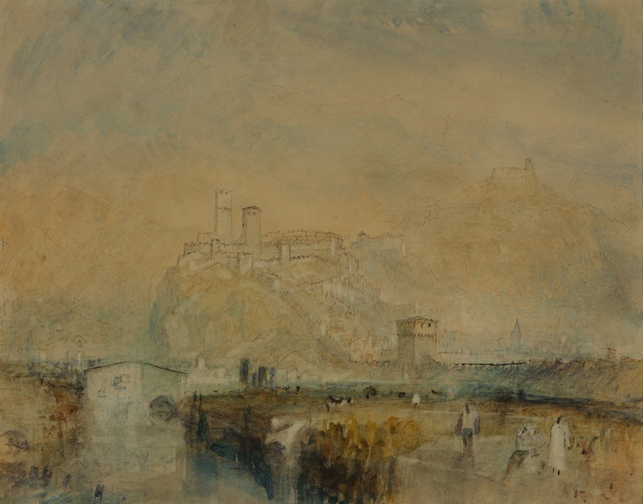 Bellinzona n. 11, Svizzera, c.1843 da Joseph Mallord William Turner