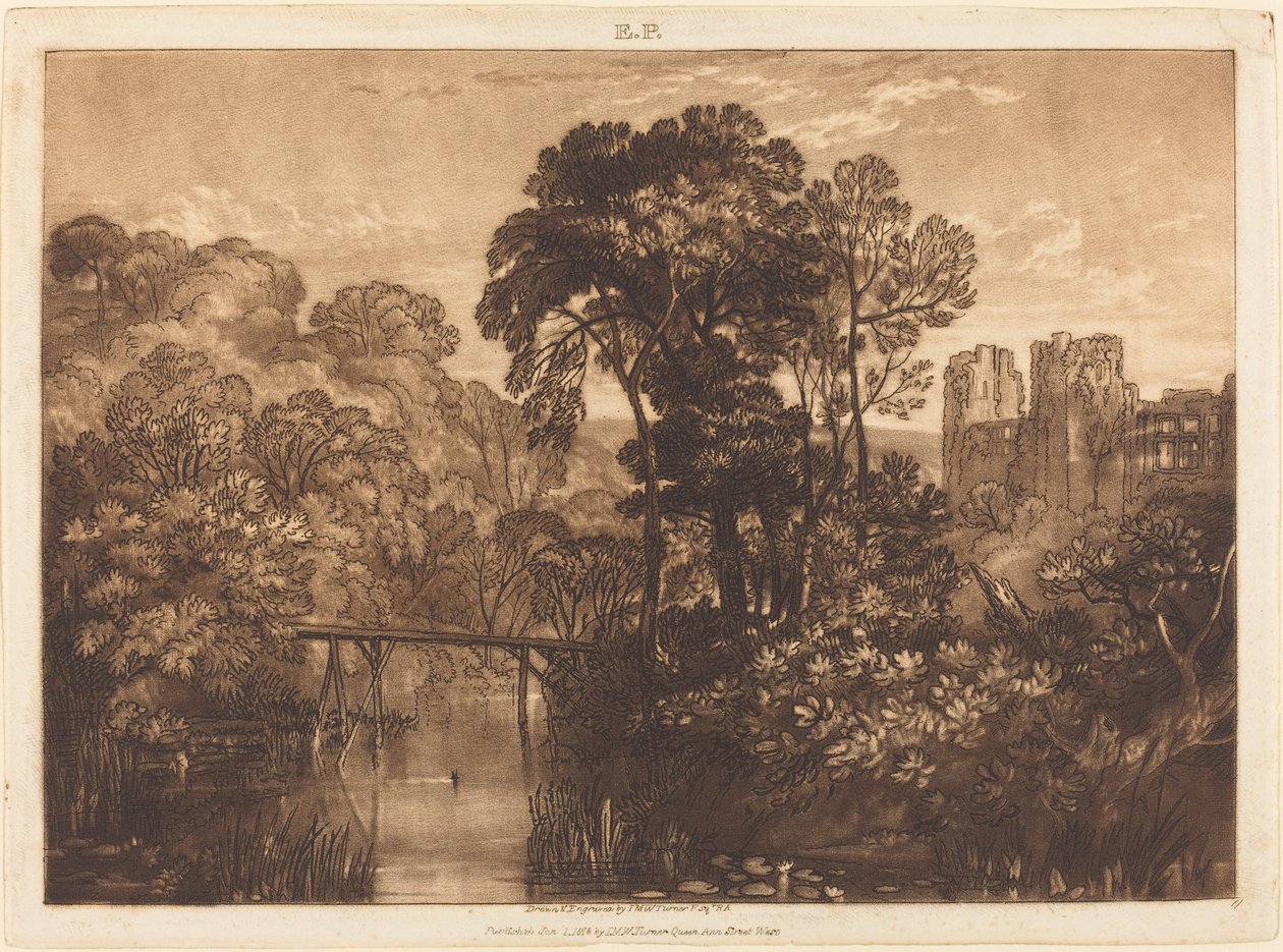 Castello di Berry Pomeroy da Joseph Mallord William Turner