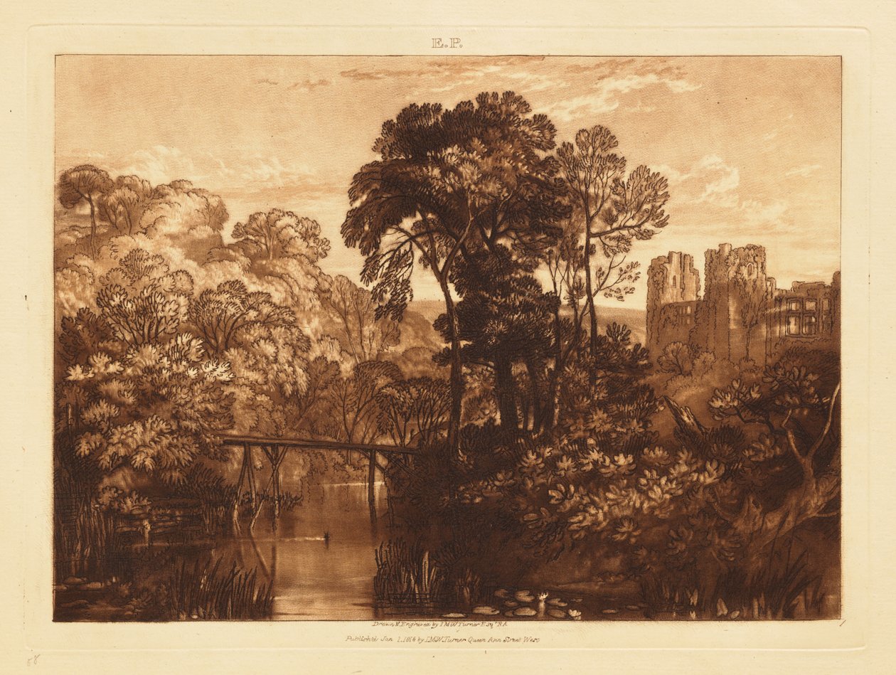 Castello di Berry Pomeroy da Joseph Mallord William Turner