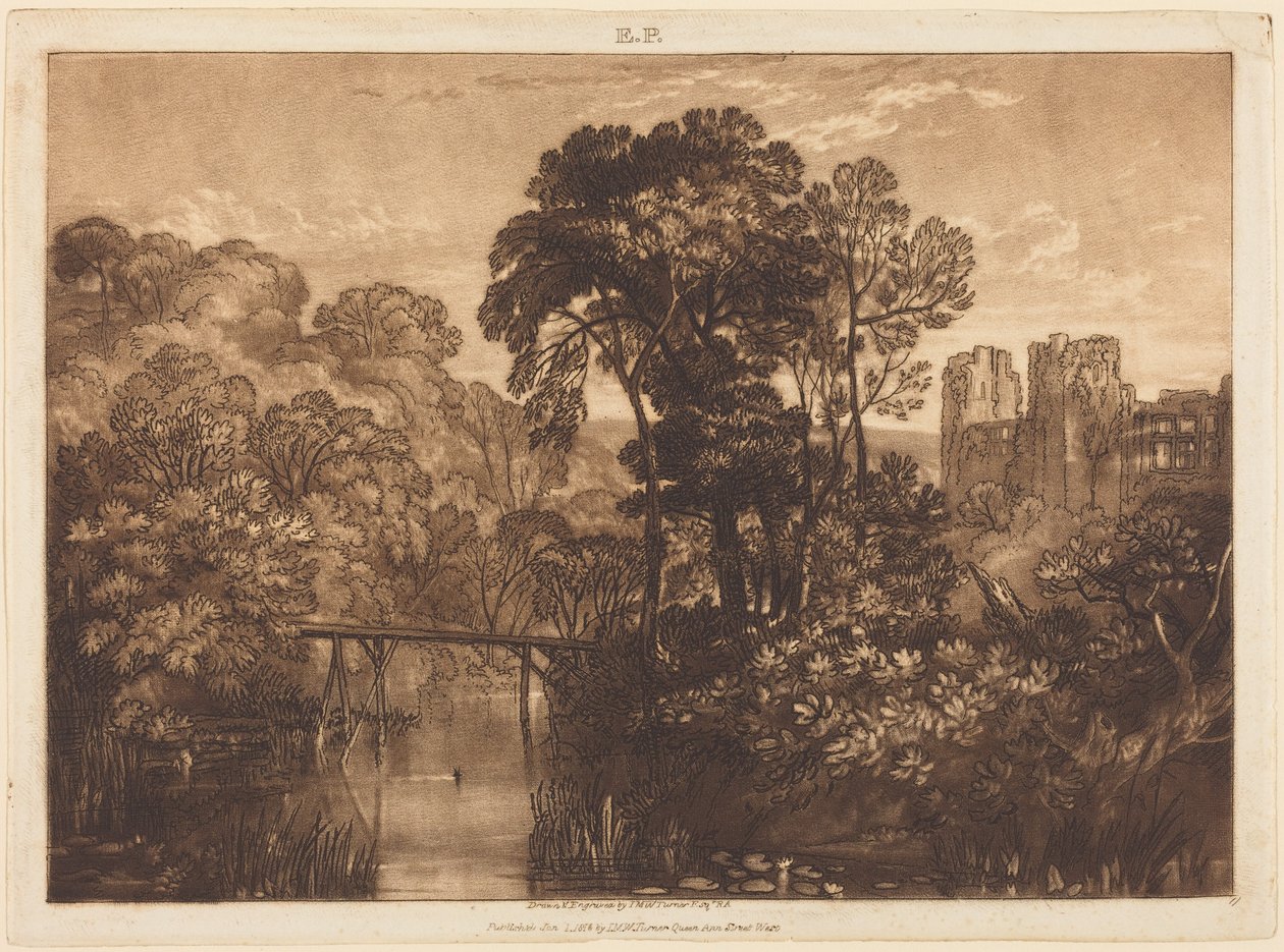 Castello di Berry Pomeroy da Joseph Mallord William Turner