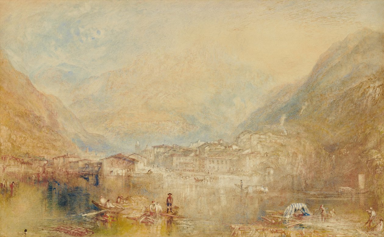 Brunnen dal Lago dei Quattro Cantoni da Joseph Mallord William Turner