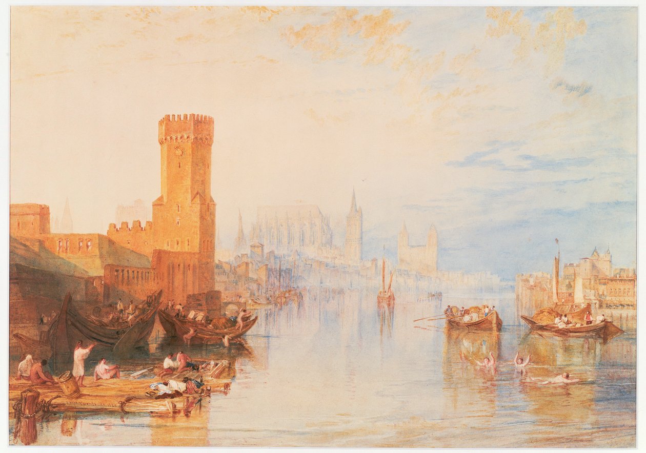 Colonia dal fiume da Joseph Mallord William Turner