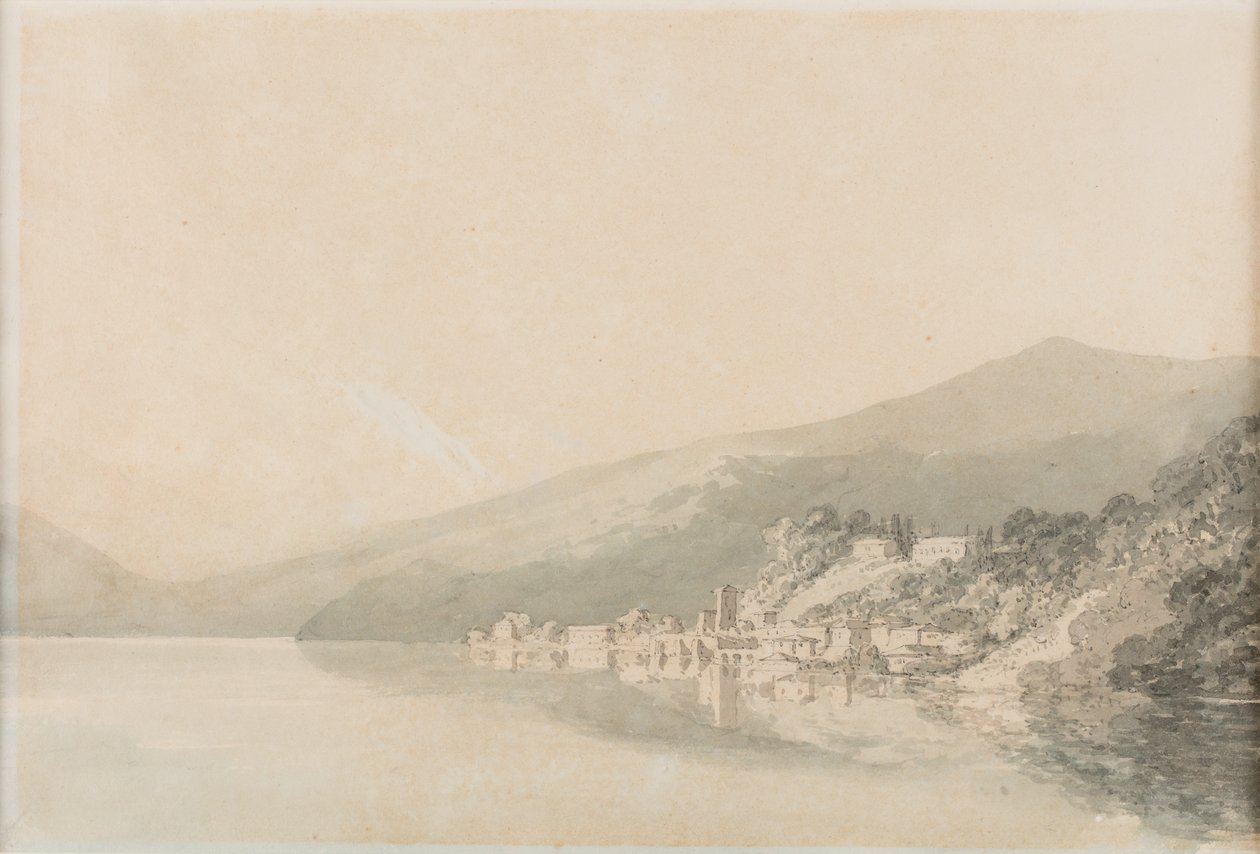 Convento a Villa Giulia, Lago di Como, data sconosciuta da Joseph Mallord William Turner