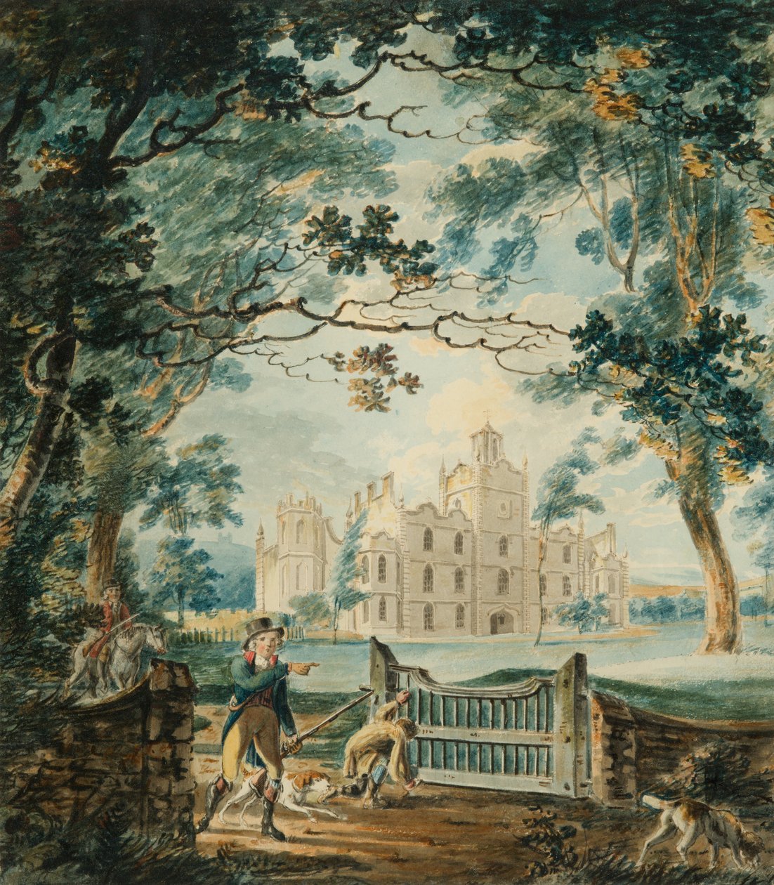 Cote House, vicino a Bristol, 1792 da Joseph Mallord William Turner