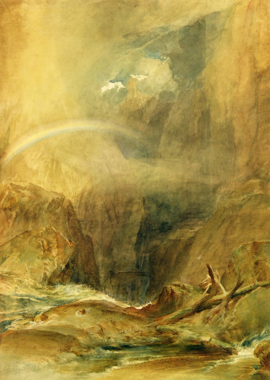 Ponte del Diavolo, Passo del San Gottardo da Joseph Mallord William Turner