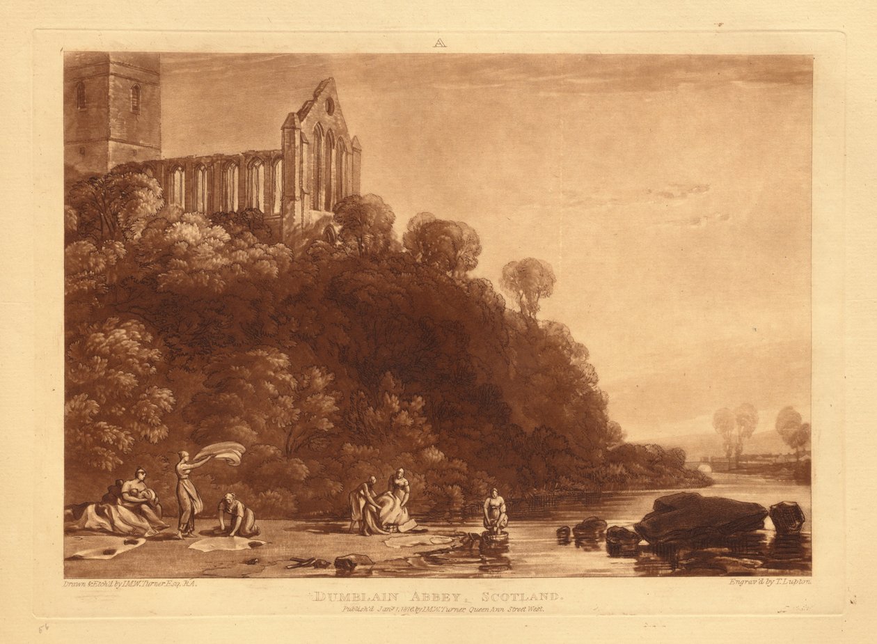 Abbazia di Dunblane da Joseph Mallord William Turner