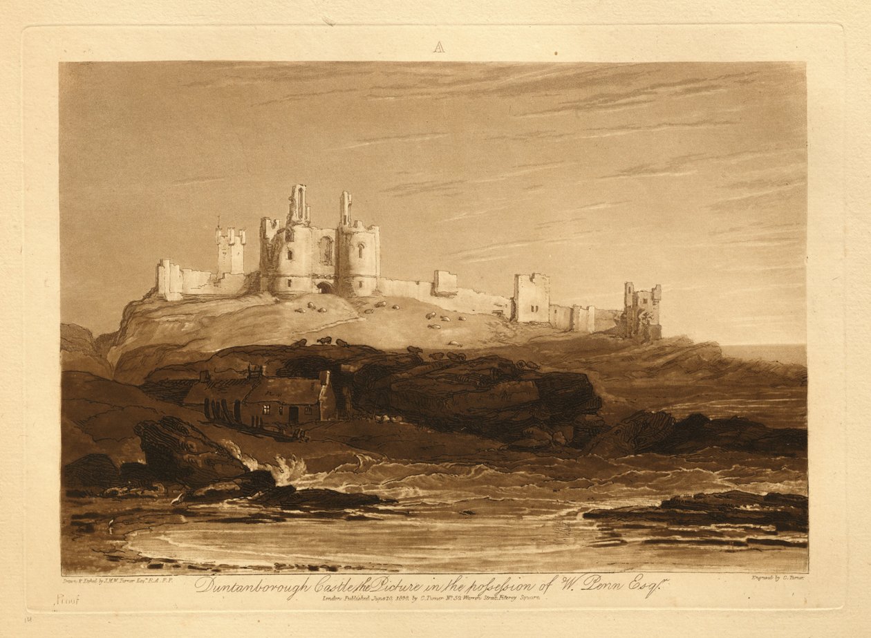 Castello di Dunstanborough da Joseph Mallord William Turner