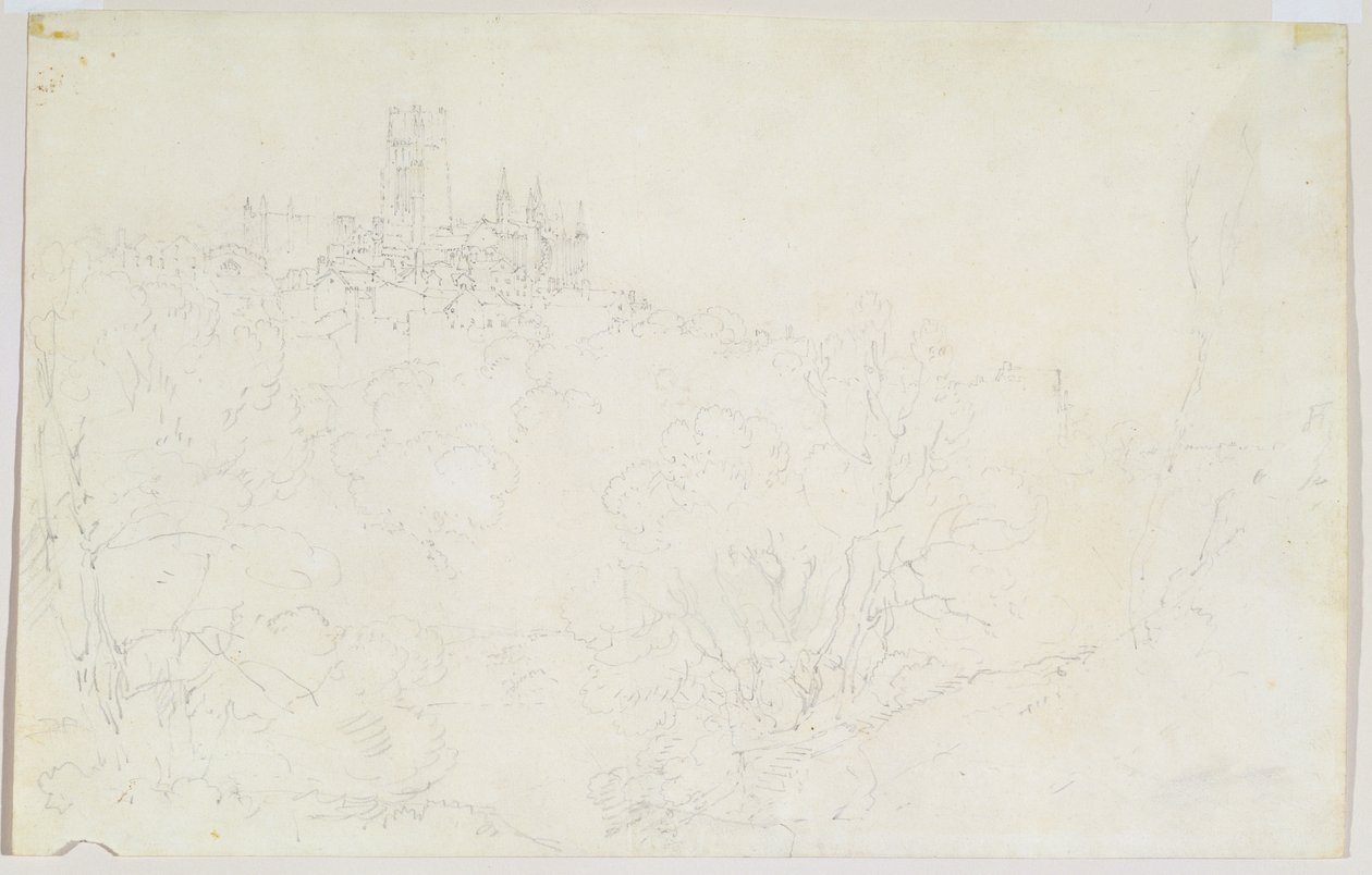 Durham, c.1801 da Joseph Mallord William Turner