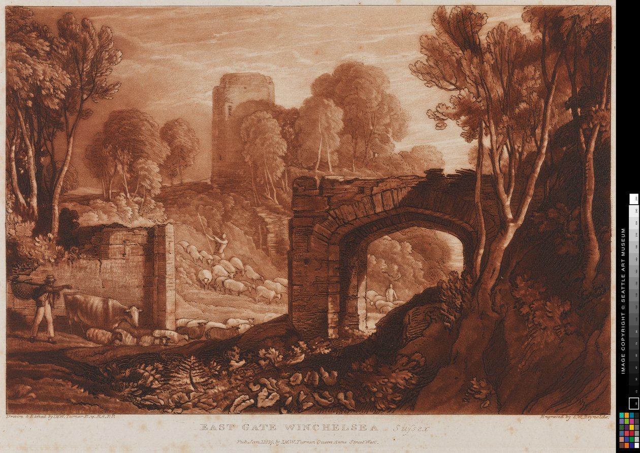 Porta Est Winchelsea, Sussex da Joseph Mallord William Turner