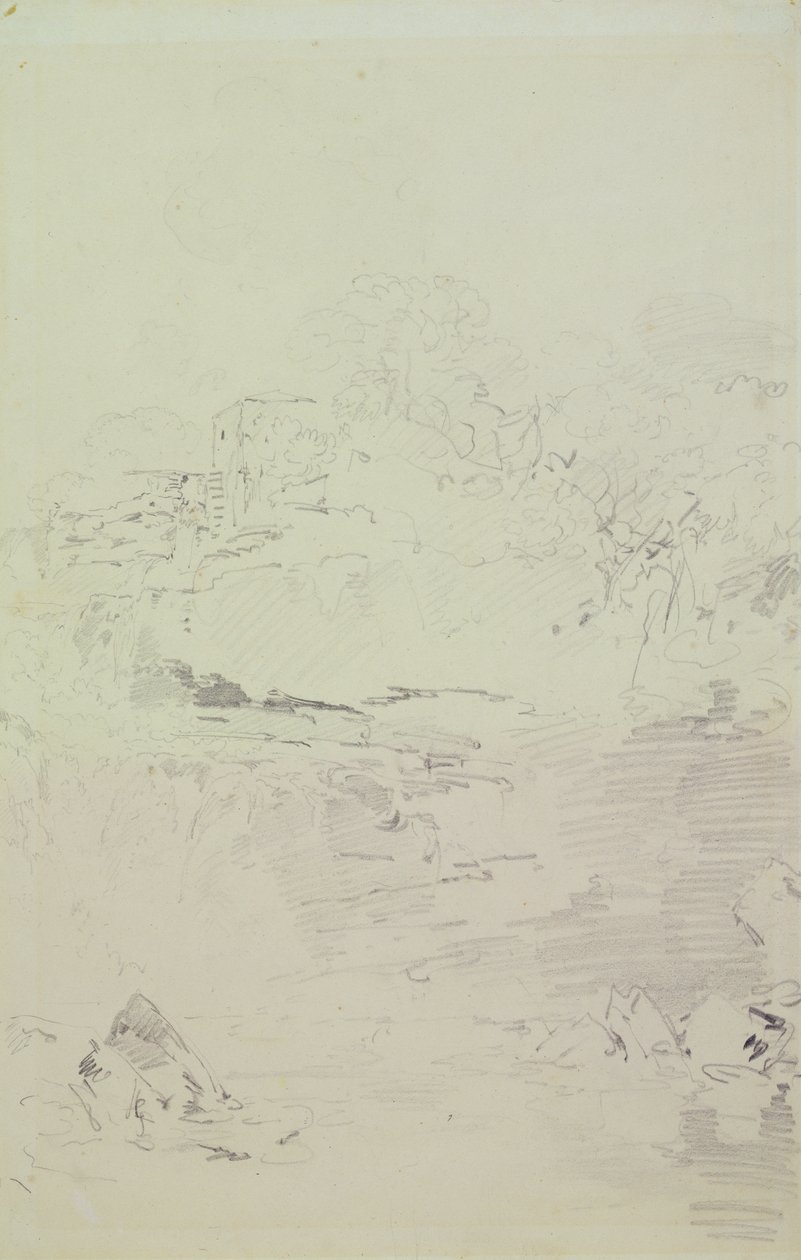 Cascate del Clyde, c.1801 da Joseph Mallord William Turner