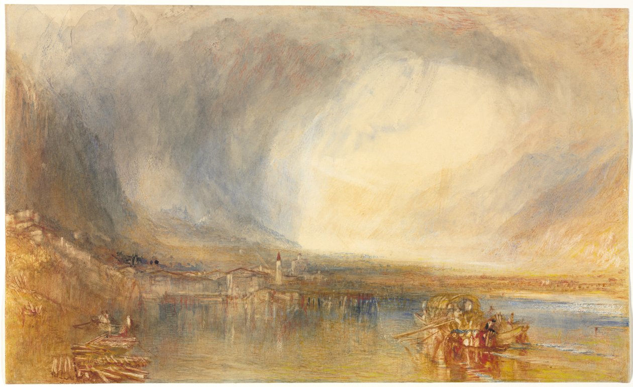 Flüelen, dal Lago di Lucerna da Joseph Mallord William Turner