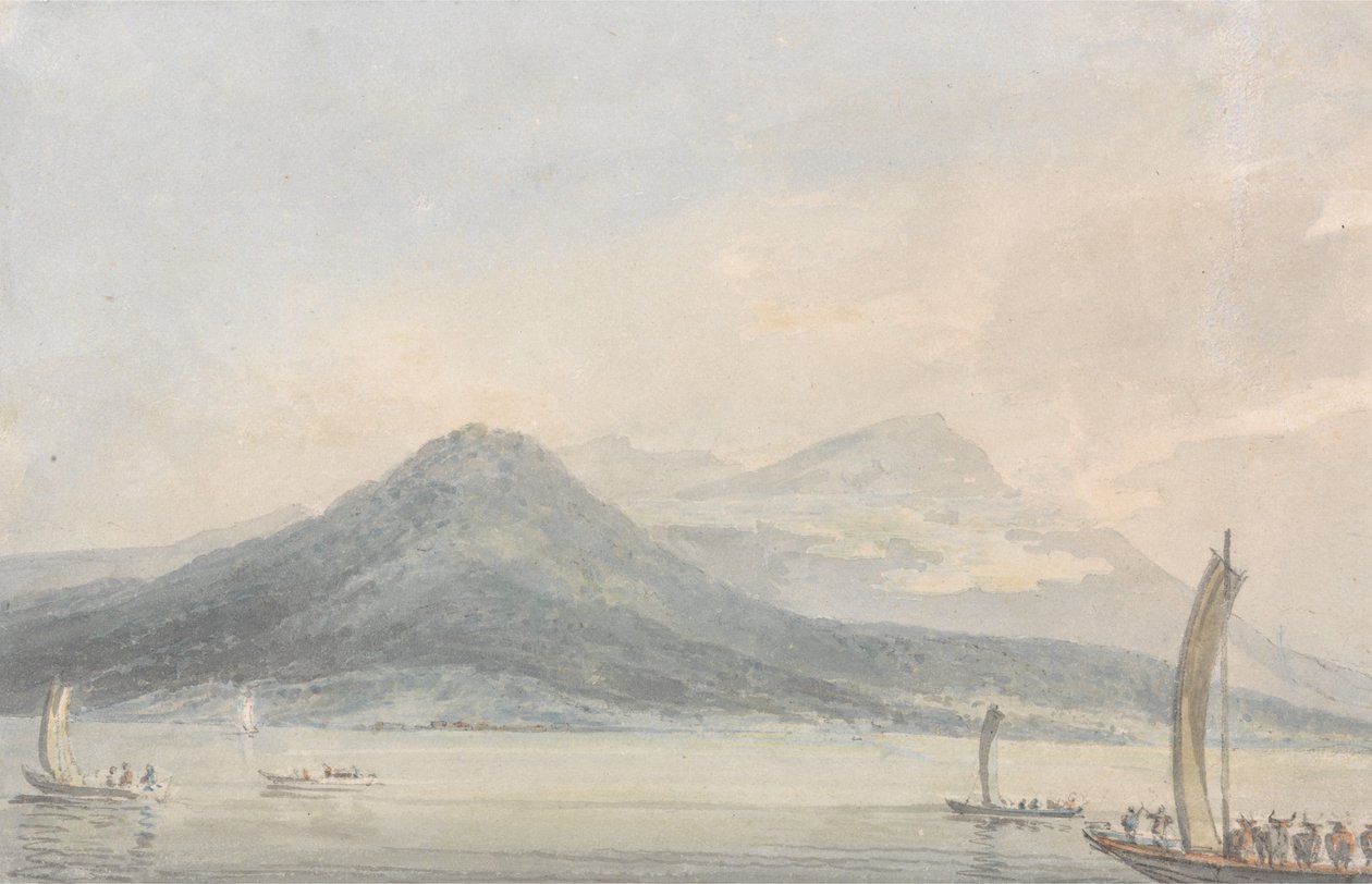 From the Isola Borromena, Lago Maggiore da Joseph Mallord William Turner